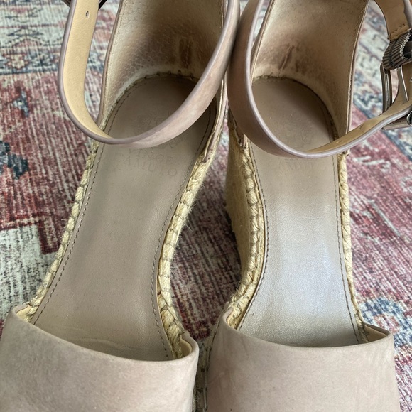 Vince Camuto - taupe espadrille wedge sandal, size 8 - Picture 6 of 6